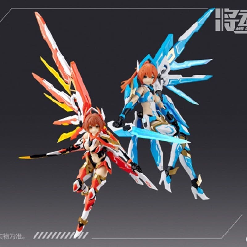 Estoque pronto Jianghunji Três Reinos Máquina Menina Dongwu Erqiao Daqiao Little Qiaobi Wingbird Montagem Modelo Boneca