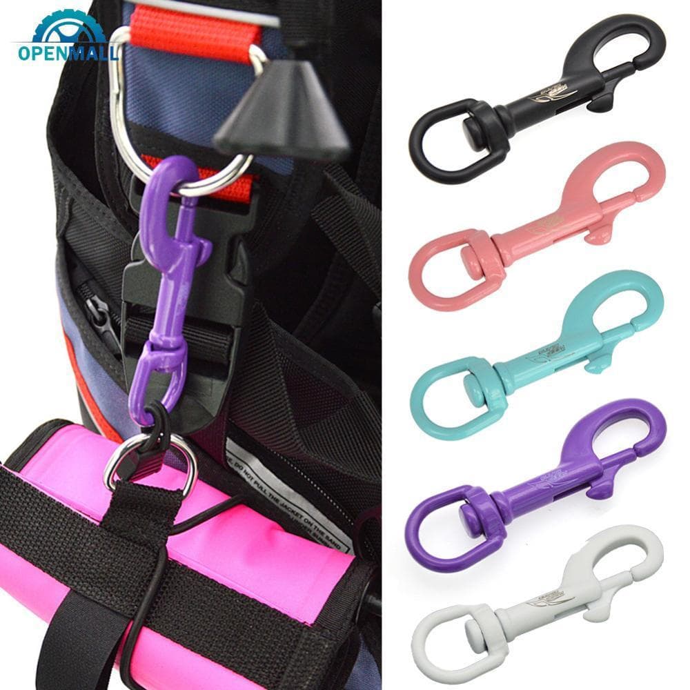 OPENMALL 1Pc 7.5CM 316 Aço Inoxidável Mergulho Gancho De Cabeça Única Rotação 360 Mola De Liberação Rápida BCD Equipamen