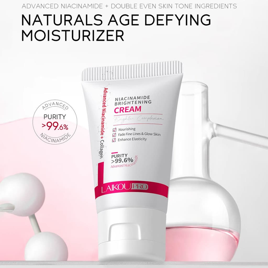 LAIKOU PRO Niacinamida Creme Iluminador Para Cuidados Com A Pele