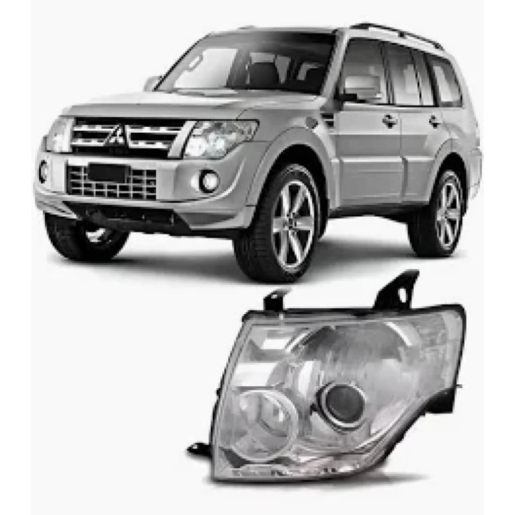 Farol Esquerdo Pajero Full 2008 a 2020 S/ XÊNON