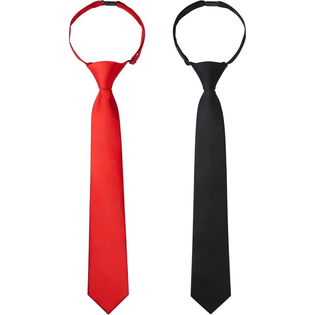 Enlision Conjunto de 3 Peças de Gravatas Pré-Amarradas e Lenço de Bolso para Meninos
