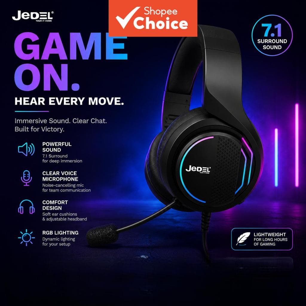 Fones de ouvido com fio GH626, auriculares RGB com som envolvente, fone gamer com microfone, faixa de cabeça, roxo,