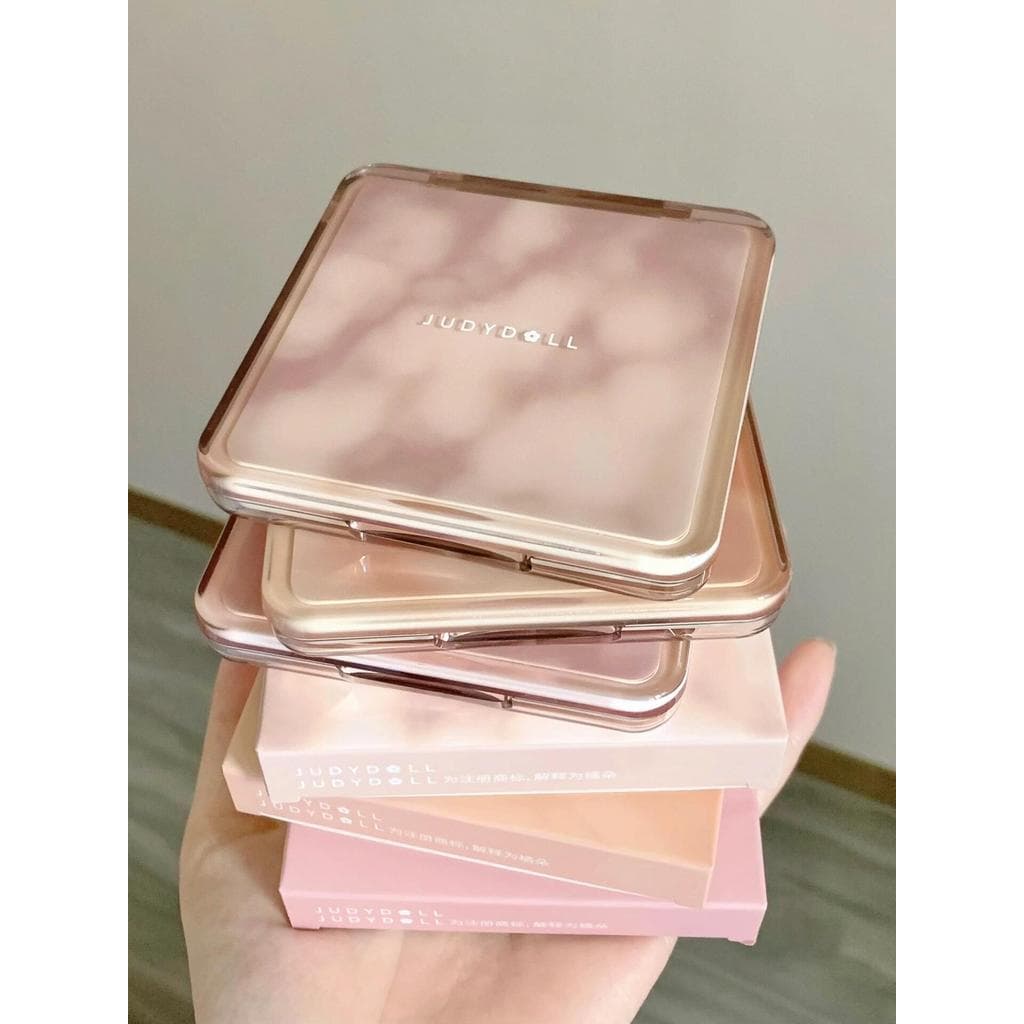 Judydoll Judydoll paleta de sombras novo estilo luz diária maquiagem Log paleta alto brilho Blush contorno paleta terra