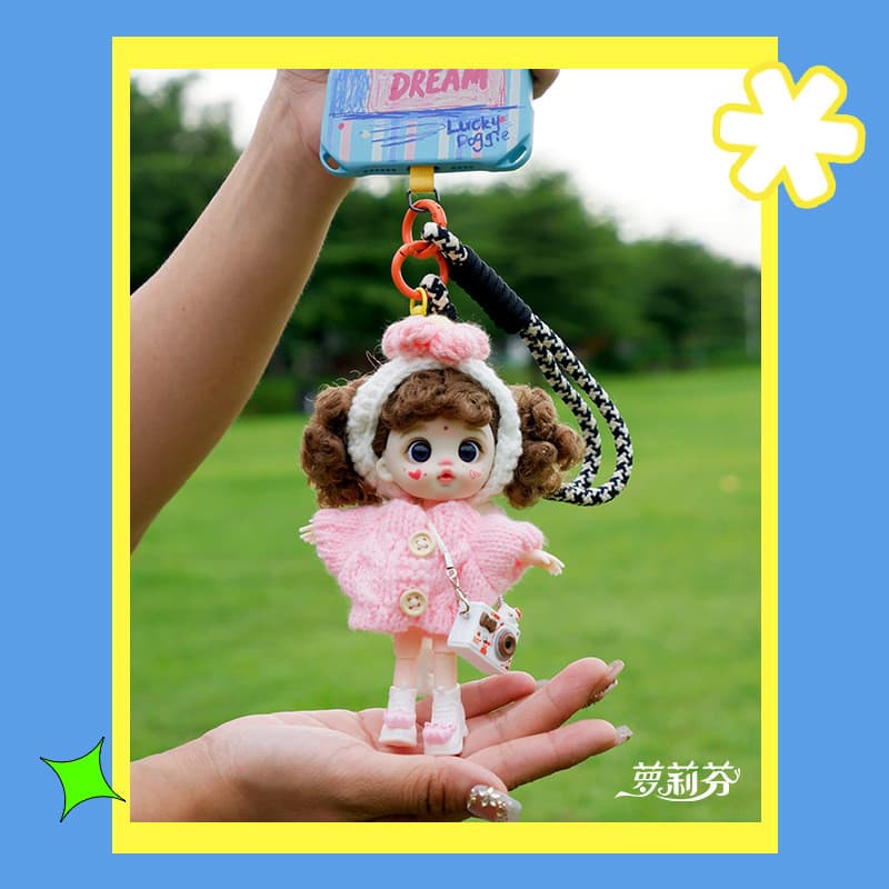 Brinquedo de pelúcia transfronteiriço, fantasia para boneca OB11, roupas para boneca BJD, presente de aniversário para m
