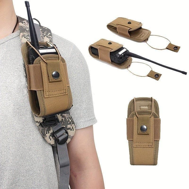LUC Bolsa De Rádio Molle Durável Para Escalada E-Estojo De Segurança walkie-talkie Comunicação Mãos-Livres