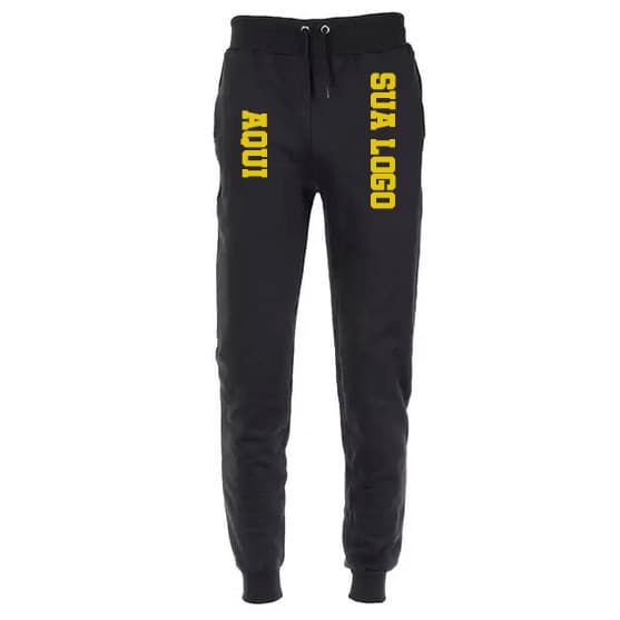 Calça Moletom Personalizado Unissex Flanelado | Personalizada Uniforme, Faculdade, Formatura, Escola