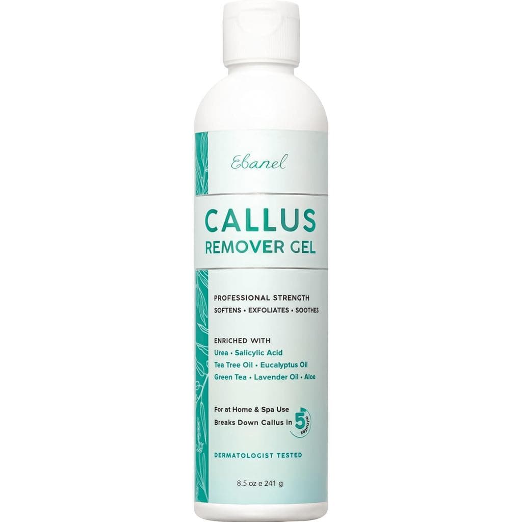 Removedor de Calos Profissional Ebanel para Pés com 20% de Uréia, Sal de Epsom, Ácido Salicílico, Ácido Glicólico, Gel E