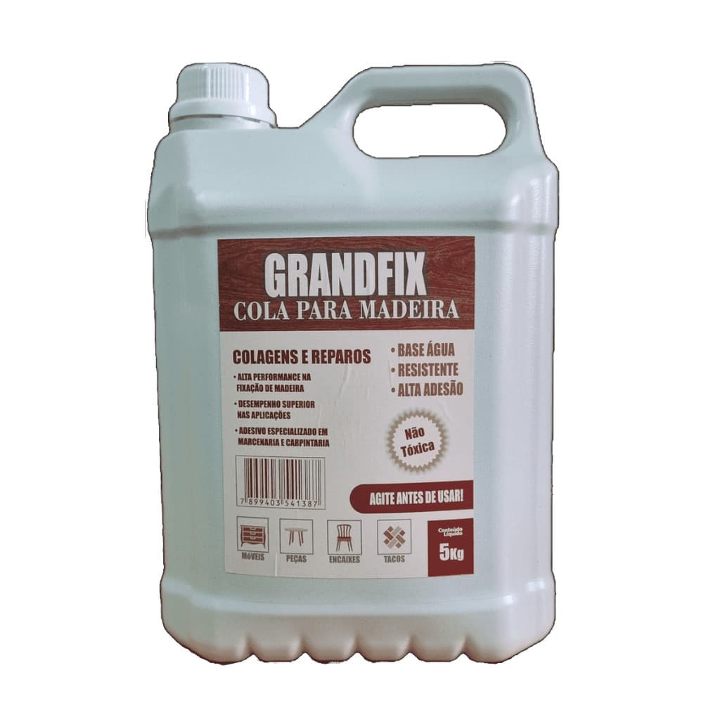 Cola P/ Madeira Tacos Reparos Peças Artesanato GrandFix 5kg