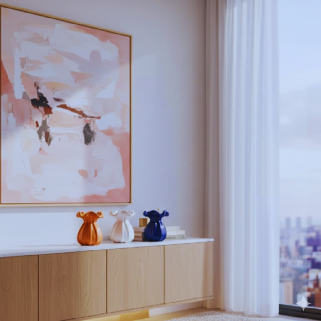 Vaso de Cerâmica Estilo Murano - Toque de Arte para o seu Lar