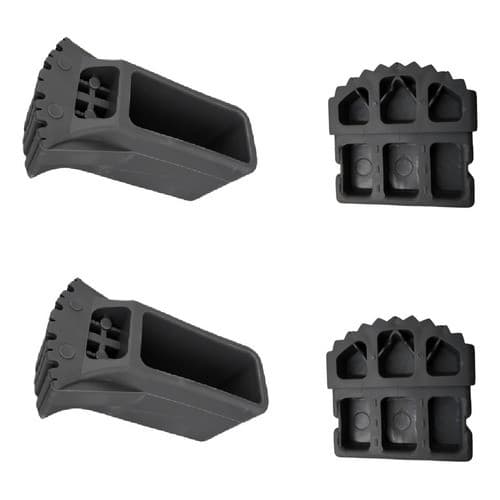 Kit Sapata Para Escada Articulada Extensiva Lateral Multifunçao