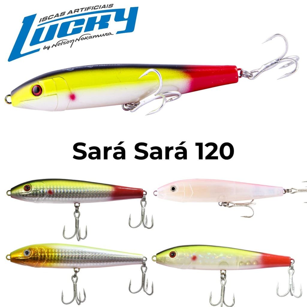 Isca Artificial Sara Sara 120 Nakamura Tucunaré Amazonia
