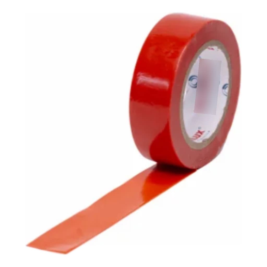 Fita Isolante Vermelho Ótima Isolação 600v Fita Profissional