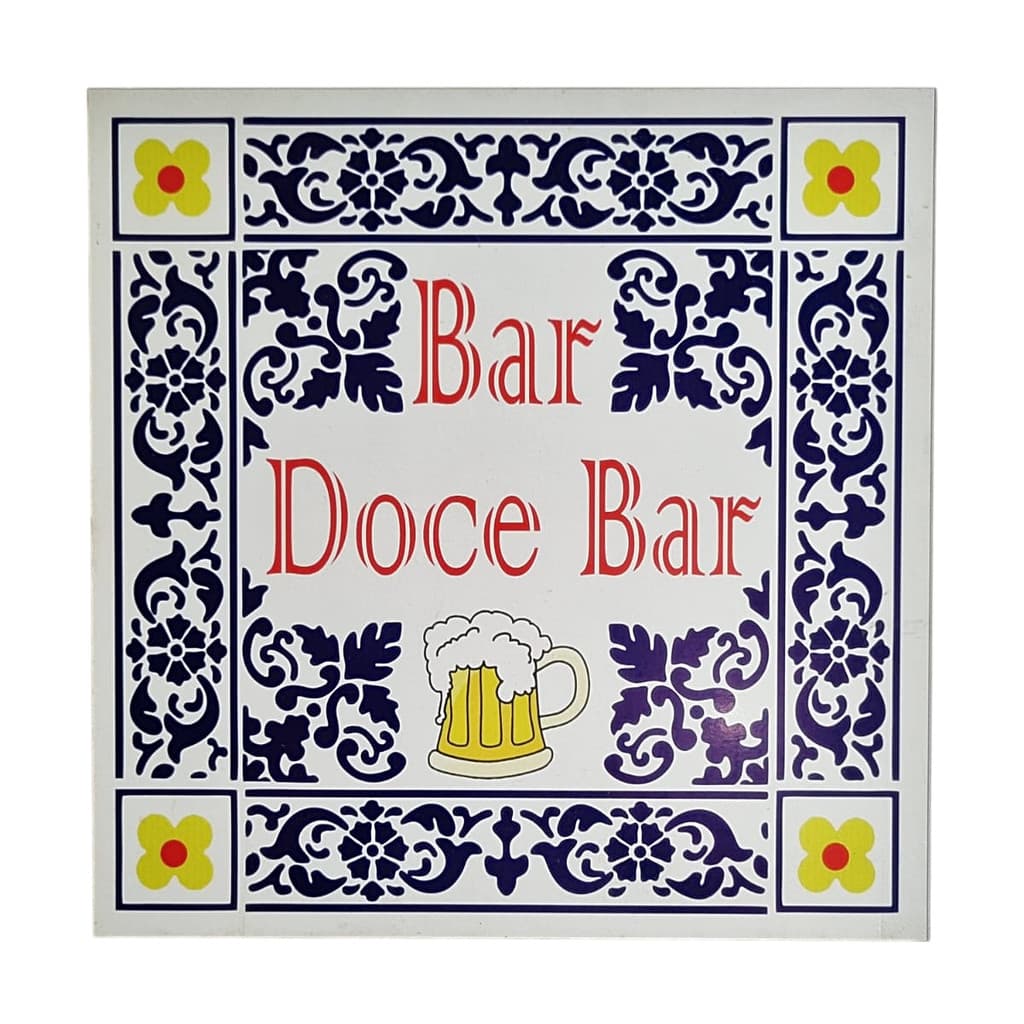 Placa Bar Doce Bar Decorativo quadro Mdf Frases 6738