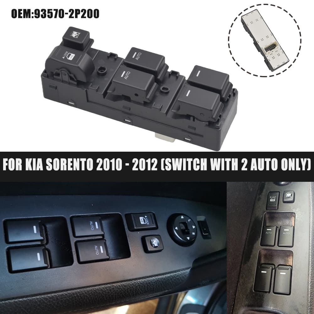 Para KIA Sorento 2010 2011 2012 Interruptor Da Janela Elétrica Dianteira Esquerda 93570-2P200 935702P200 93573 935732P20