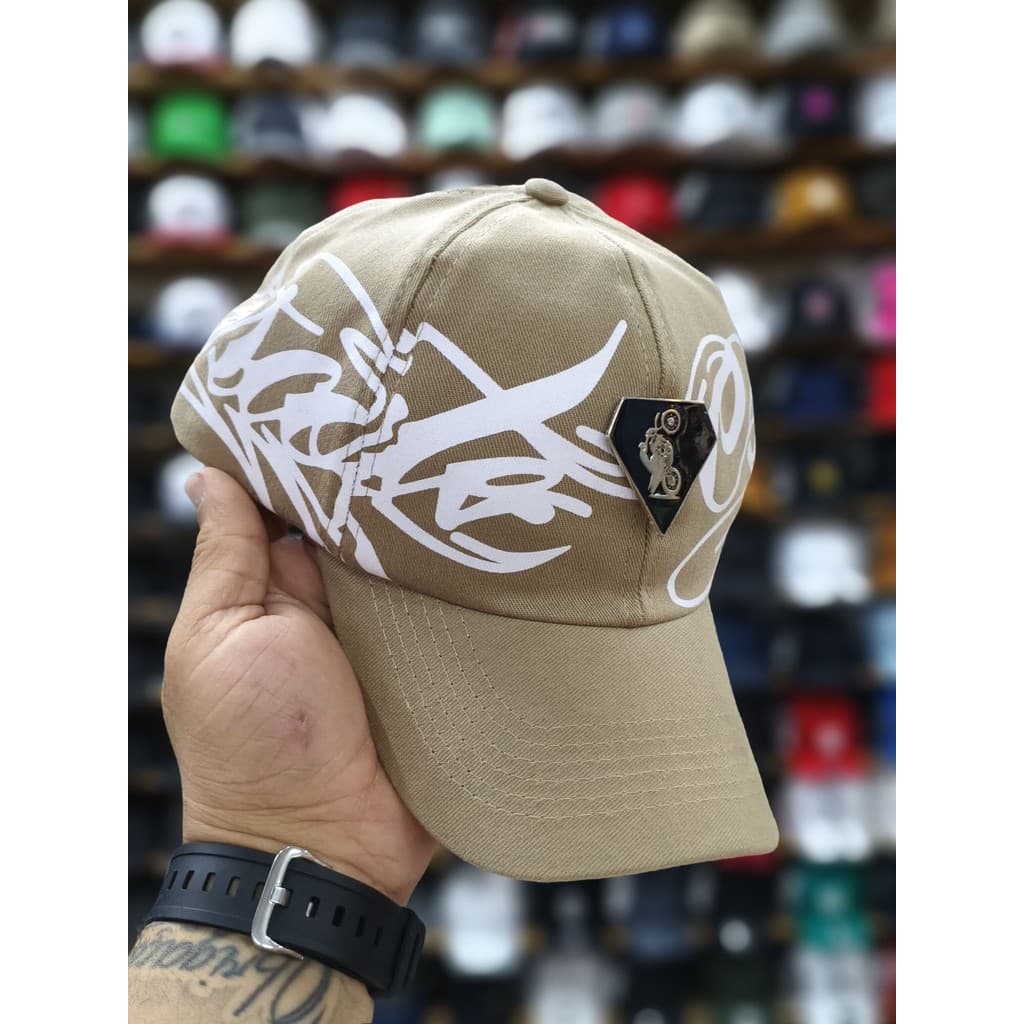 Boné DuGrau Moda Masculina Osascorte Fitão Casual Aba Curva Lançamento 2025 Estilo Osascorte Moto Ao Ar Livre