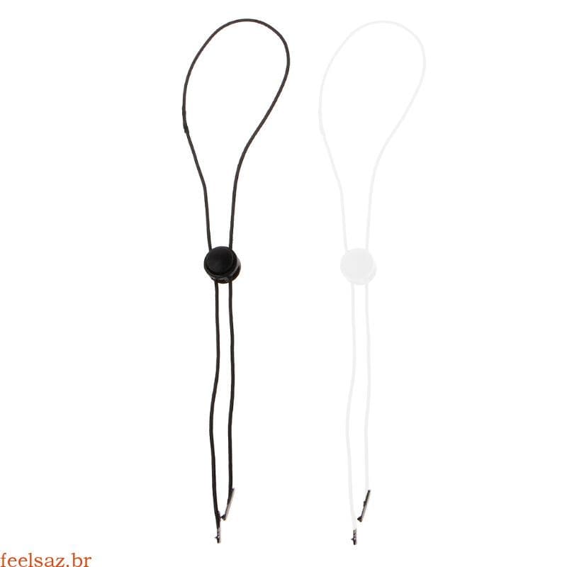 feelsaz 10 Pcs Flexível Removível Elástico Chapéu Cordão Queixo Fixadores Ajustáveis