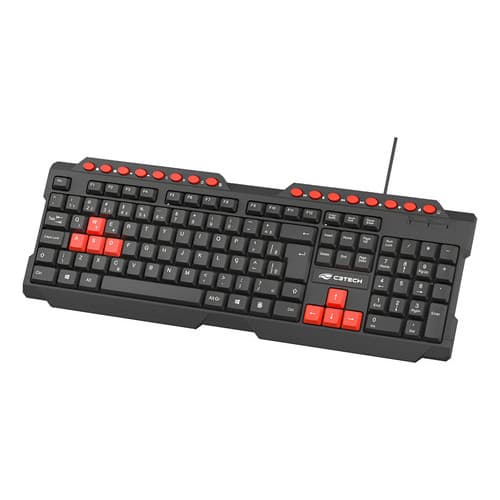 Teclado Gamer Com Fio Usb C3tech Kg-10v2bk 107 Teclas