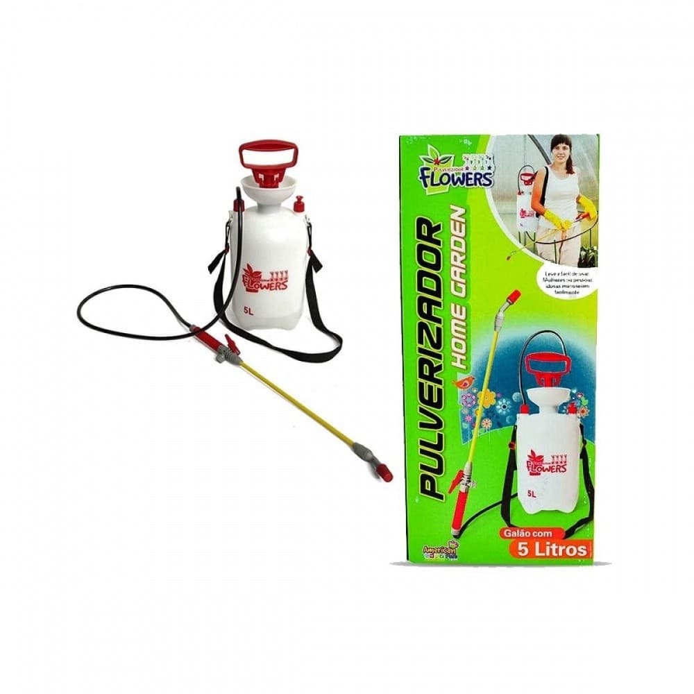 Pulverizador Borrifador Manual Spray Portátil 5 L Linha Luxo
