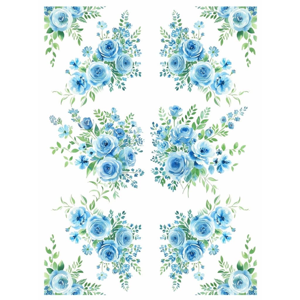 Decalque Hidro Transfer - Flores