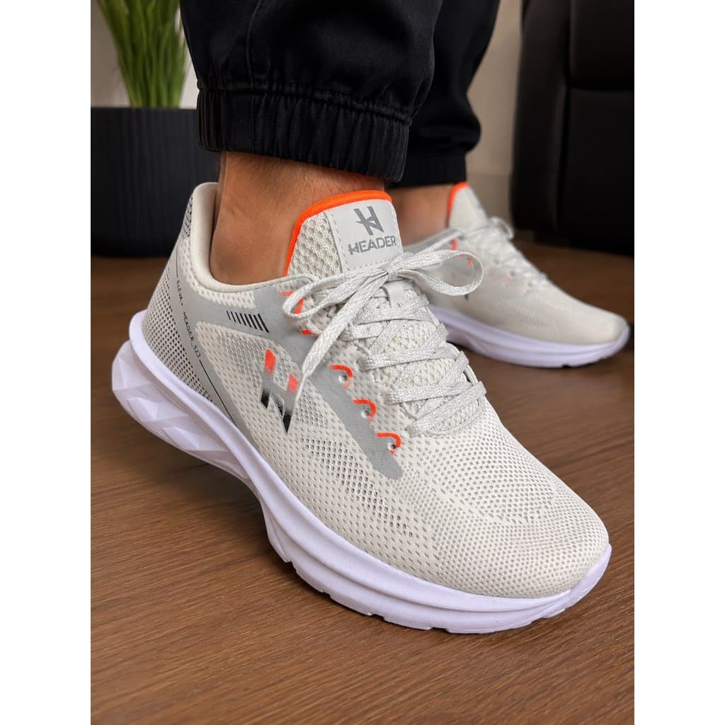 Tênis Header Run - Conforto E Estilo Esporte Casual Masculino