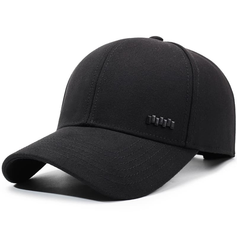 Chapéu masculino inverno de meia-idade idosos lazer ao ar livre quente boné de pico pai vovô chapéu de sol outono boné d