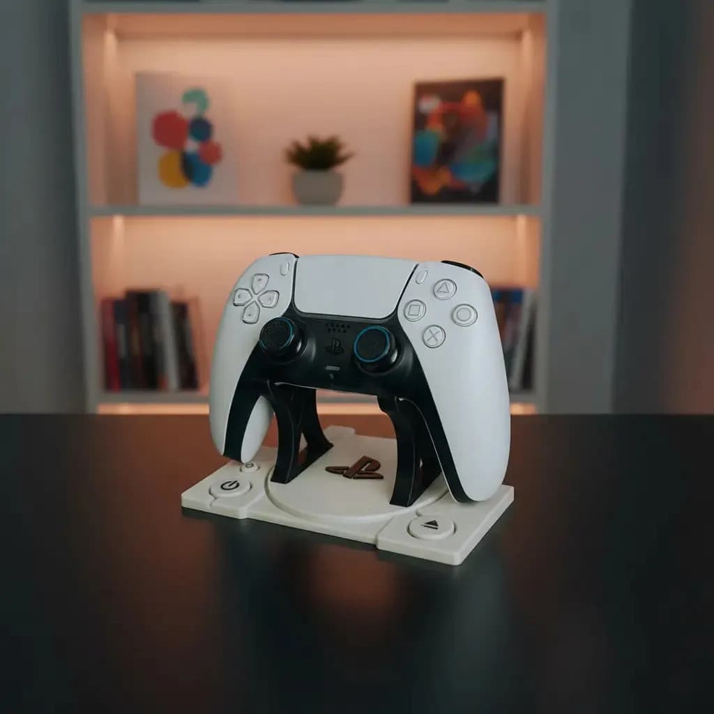 Suporte Para Controle Ps5 Estilo Ps1 Nostálgico Gamer
