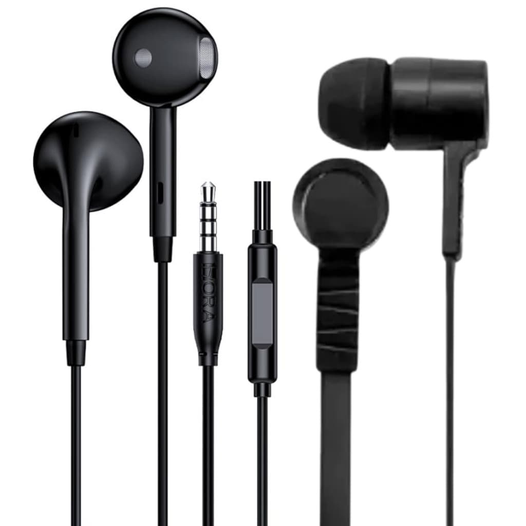 Fone de Ouvido Esteréo Com Fio P2 Com Borrachinha e Sem Borrachinha Super Potente Premium