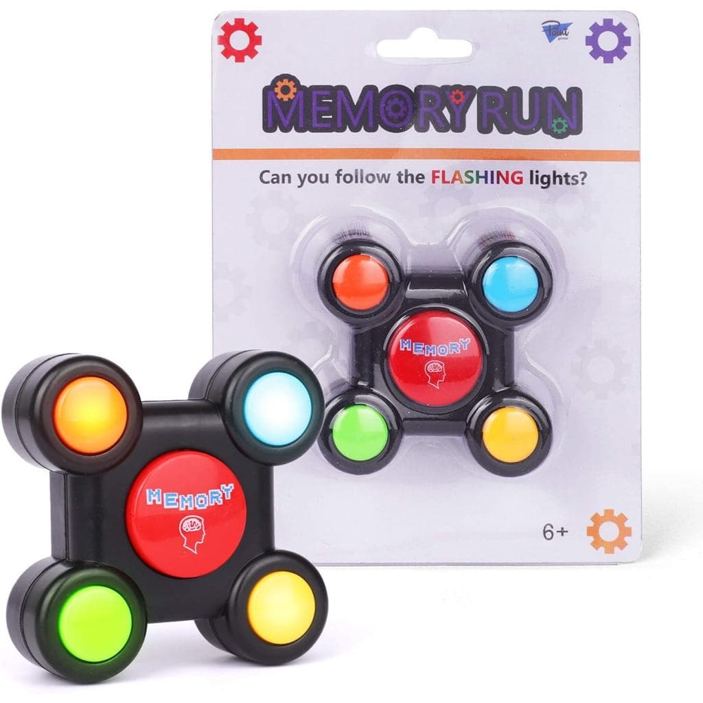 Point Games Memory Run - Jogo Eletrônico Portátil de Memória com Luzes - Jogo de Labirinto Competitivo - Quebra-Cabeça D