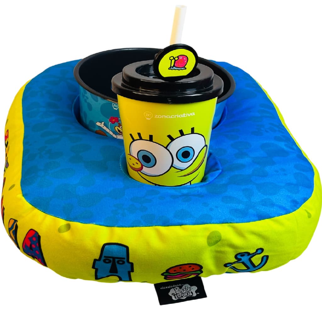 Kit Pipoca Bob Esponja Infantil Zona Criativa Oficial