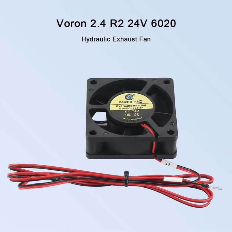 Ventilador de Exaustão Hidráulico Toaiot 4010/6020, Ventilador de Resfriamento 40*10mm 60*20mm DC 24V com 2 Pinos para P