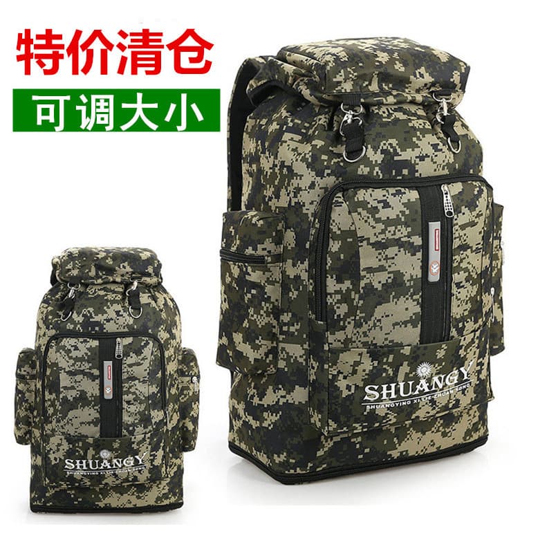 Mochila ao ar livre dos homens mochila camuflagem saco de viagem grande capacidade saco de montanhismo Extra grande saco