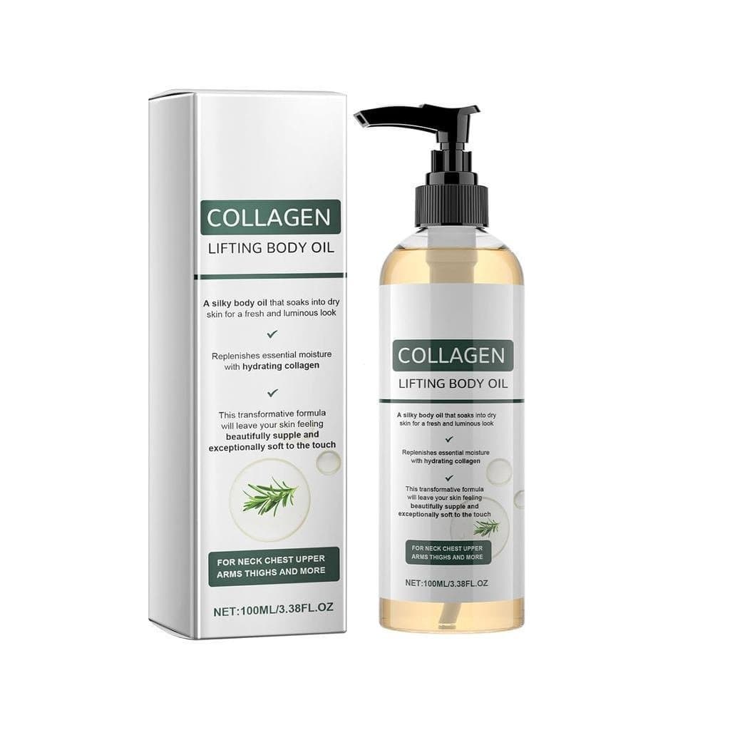 Óleo Corporal Lifting com Colágeno e Fórmula Hidratante para Pescoço, Peito, Braços, Coxas, Textura Sedosa para Pele Fre
