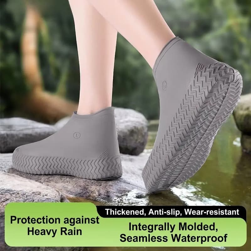 [Portátil e Prático] Proteção Contra Chuva/Silicone/Portátil Capa de Sapato Antiderrapante