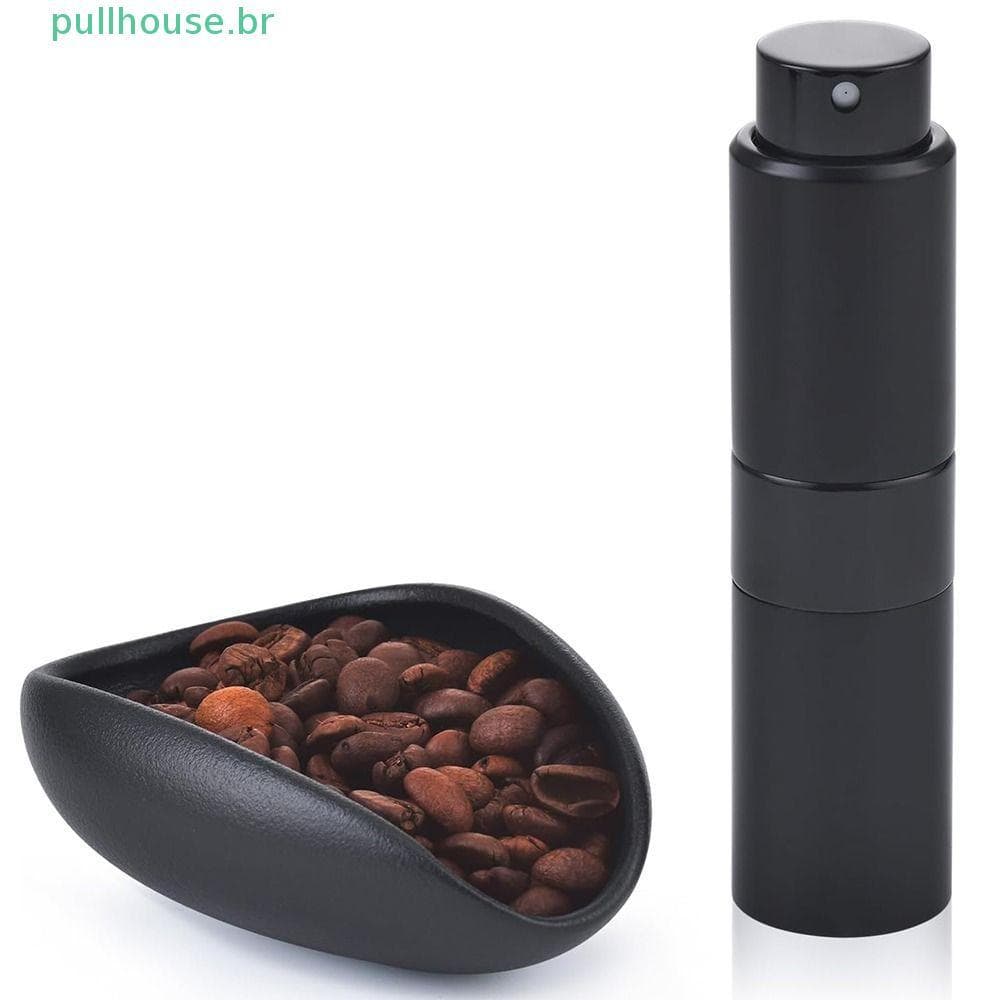 Conjunto De Garrafa De Spray Para Copo De Grãos De Café PULLHOUSE , Recipiente De Ingrediente Cerâmico Portátil Fácil De