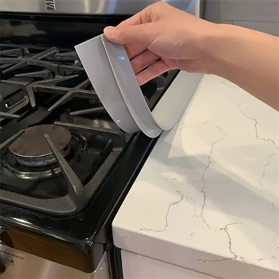 Tira de vedação Gap Fogão Gap Home Cover Cozinha Dreno de óleo Antifouling Silicone