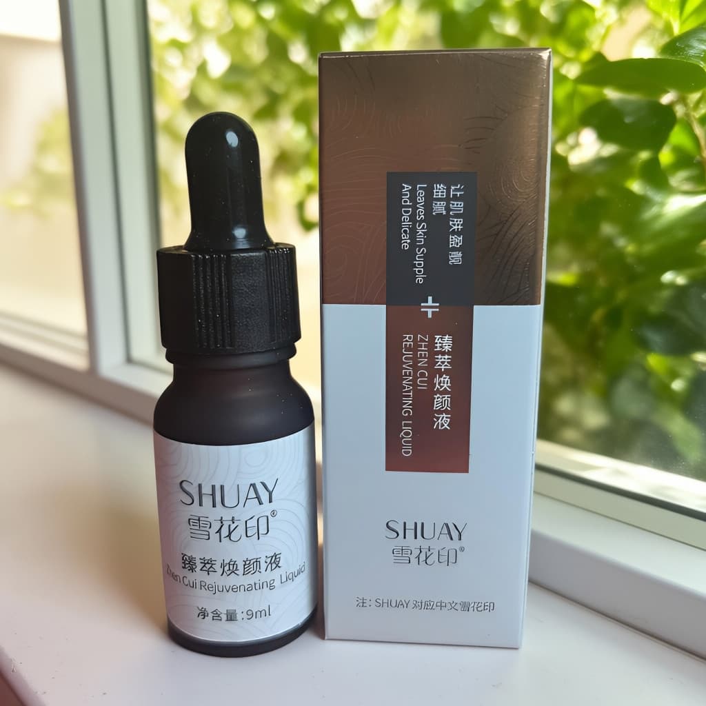 Yuemei Snowflake Print Premium Essence Loção Rejuvenescedora (Novo Produto) 9ml Criar Hidratante No-Yan Pele Luminosa Hi