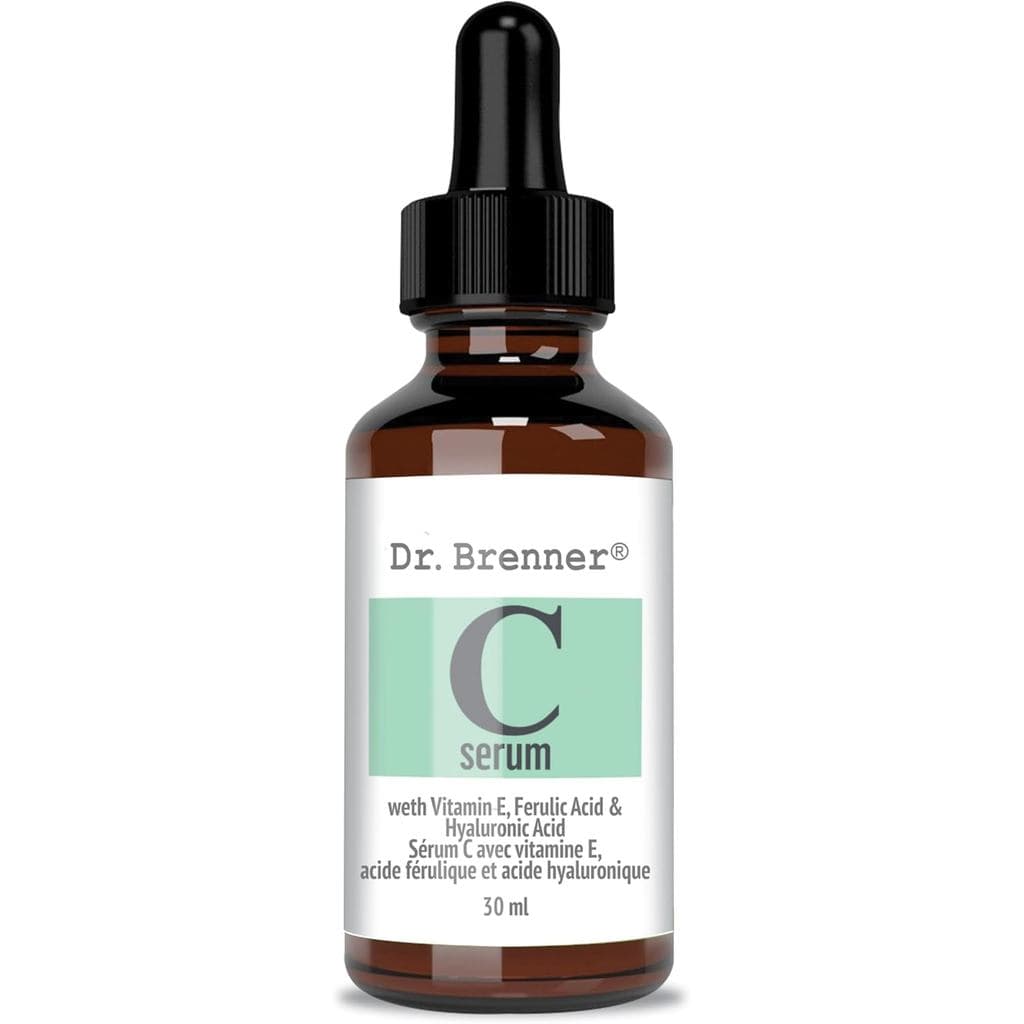 Sérum de Vitamina C 20% Ácido L-Ascórbico Puro, Ácido Ferúlico, Vitamina E e Ácido Hialurônico para Rosto e Olhos 1oz. p