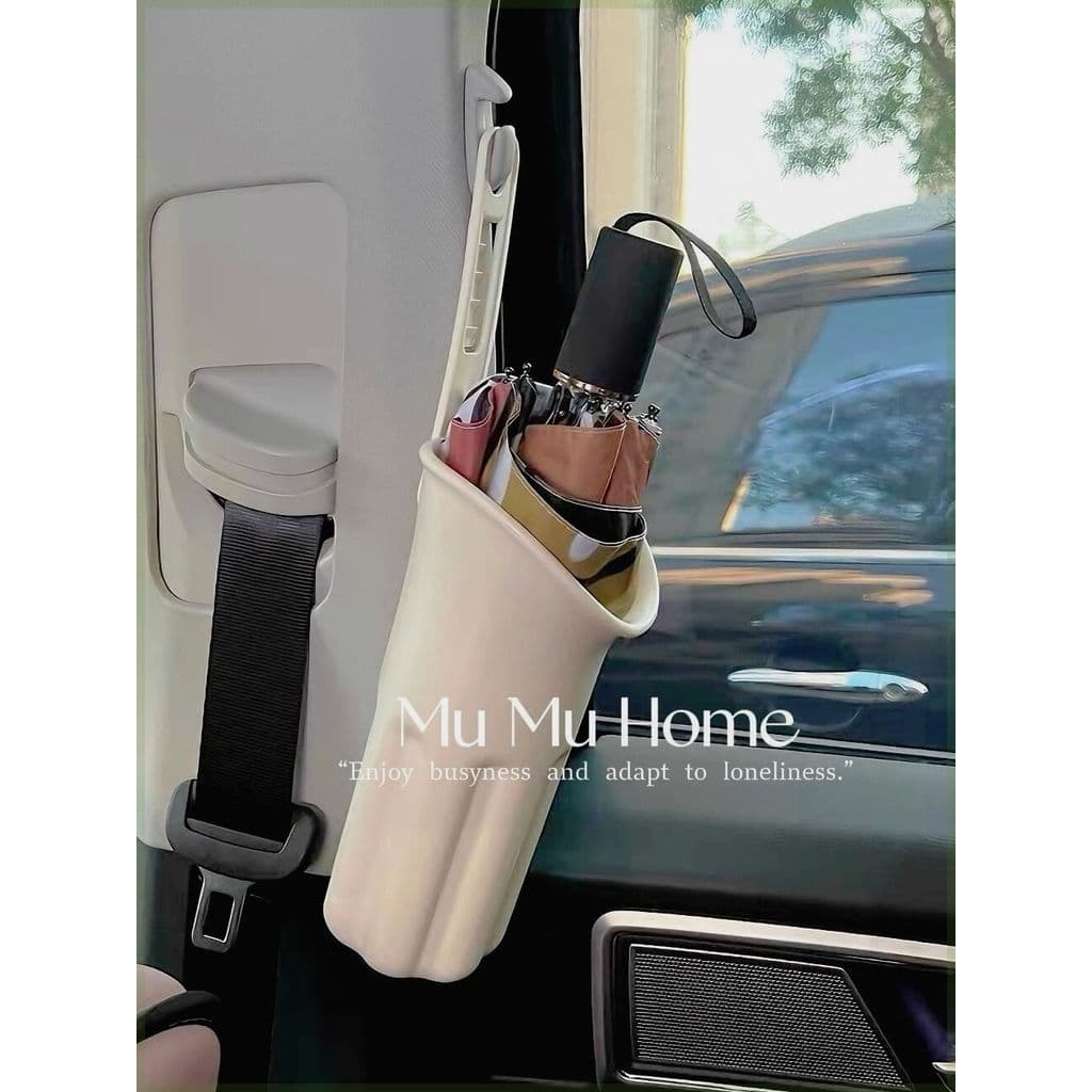 Carro guarda-chuva armazenamento automático guarda-chuva balde masculino chuva ou dupla utilização feminino no car