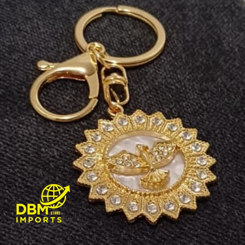 Chaveiro Gospel Religioso de Metal avançado Delicado Com Strass Maria/Modelo Variados