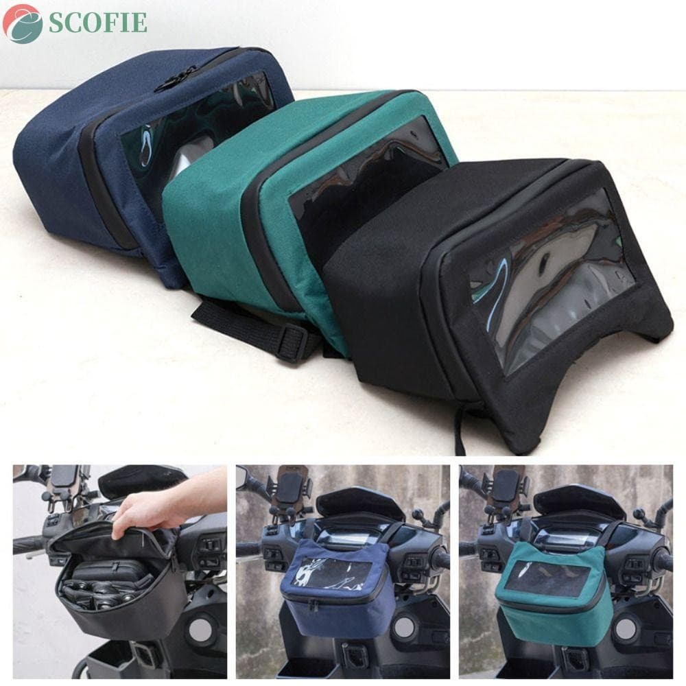 Bolsa Para Mountain Bike SCOFIE , Scooter Elétrica Motocicleta Com Janela De Visualização À Prova D'água De Armazenament