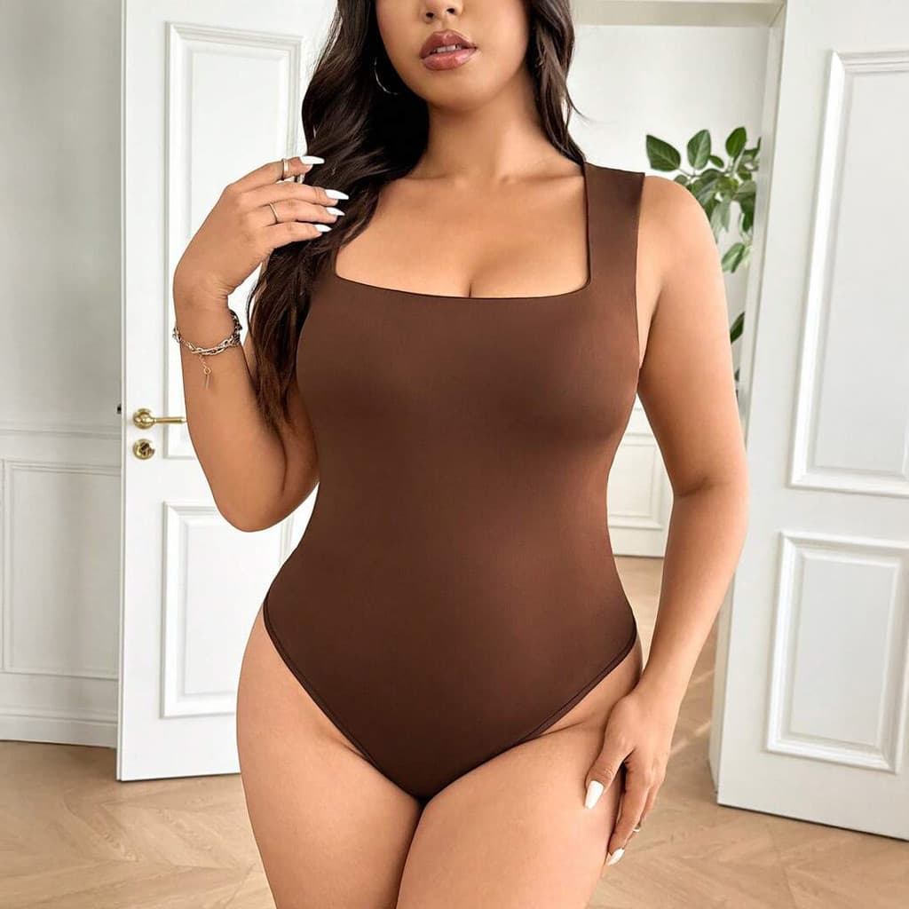 Body Feminino Plus Size Body Modelador Feminino Baby Tee Bory Bore Body Preto Body Marrom