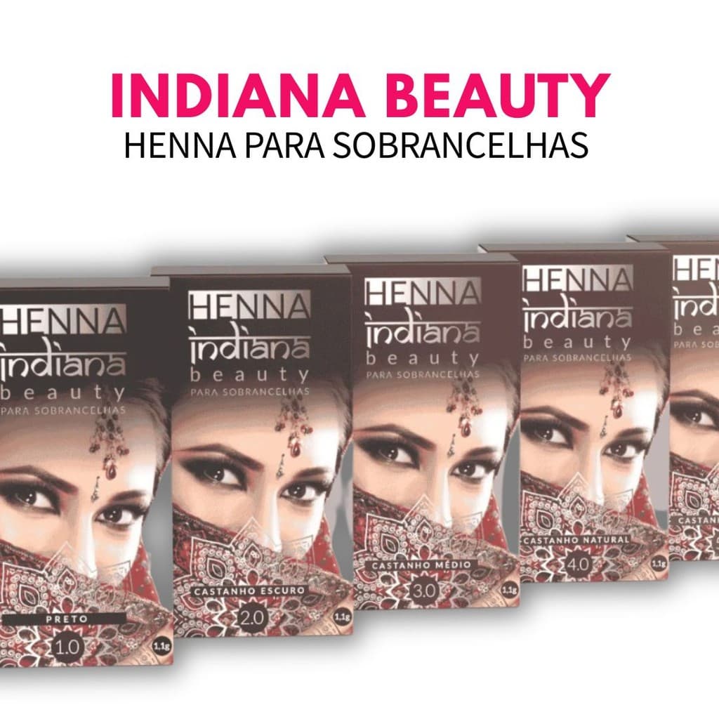 Henna Indiana Beauty para sobrancelhas
