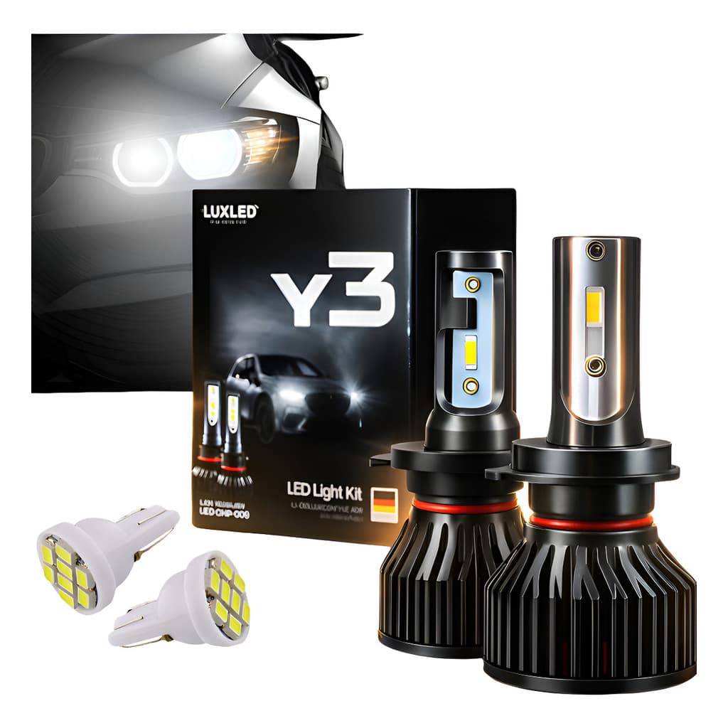 Kit Lampada Led H7 H4 H1 H3 H11 Hb4 H27 Ultra 22.000 Lumens