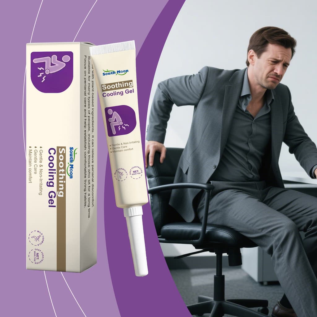 Gel Calmante Para Alívio De Coceira Anal 20g-Refrescante , Não Irritante Com Centella/Mentol/Glicerina