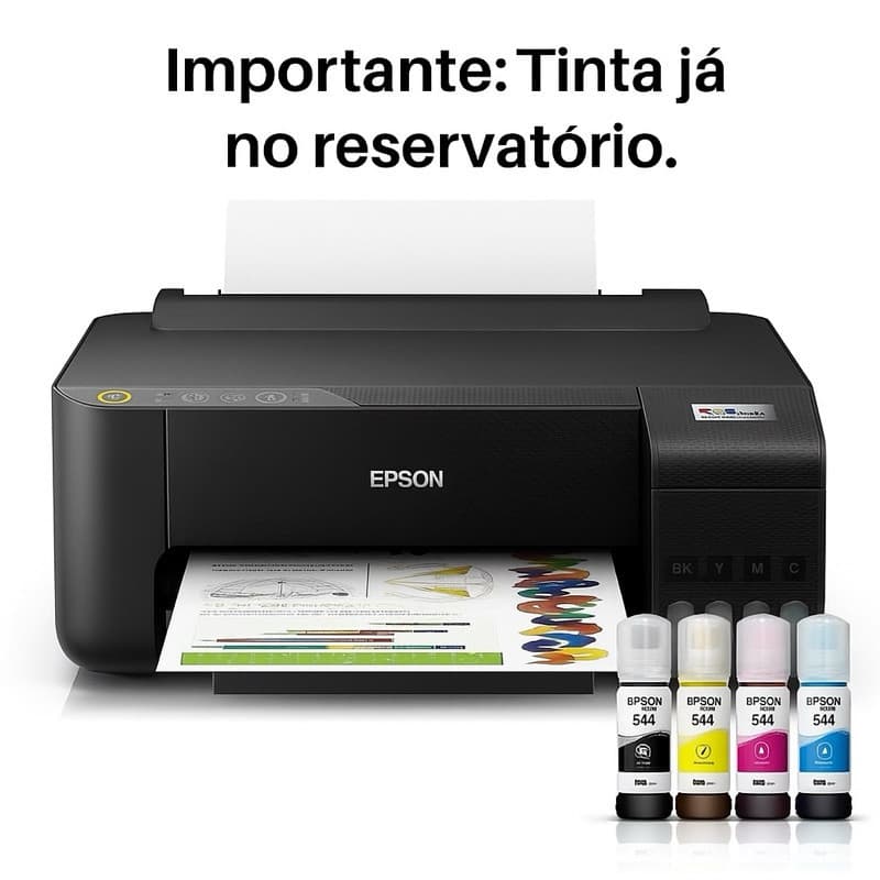 Impressora Epson EcoTank L1250 Wi-Fi Bivolt (C/ tinta no reservatorio)