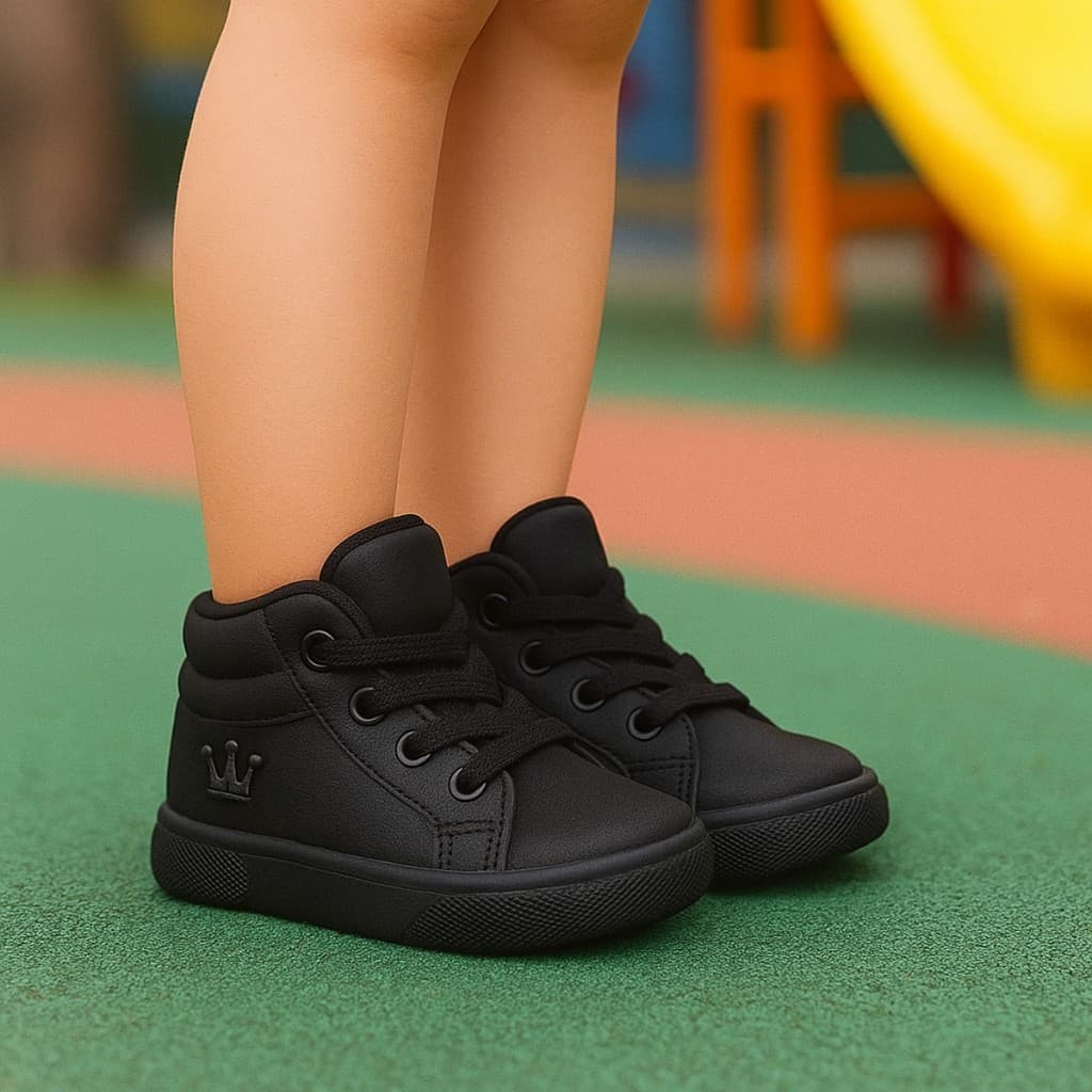 Tenis Feminino Cano Alto Casual Moda Urbana Confortavel 24 AO 33