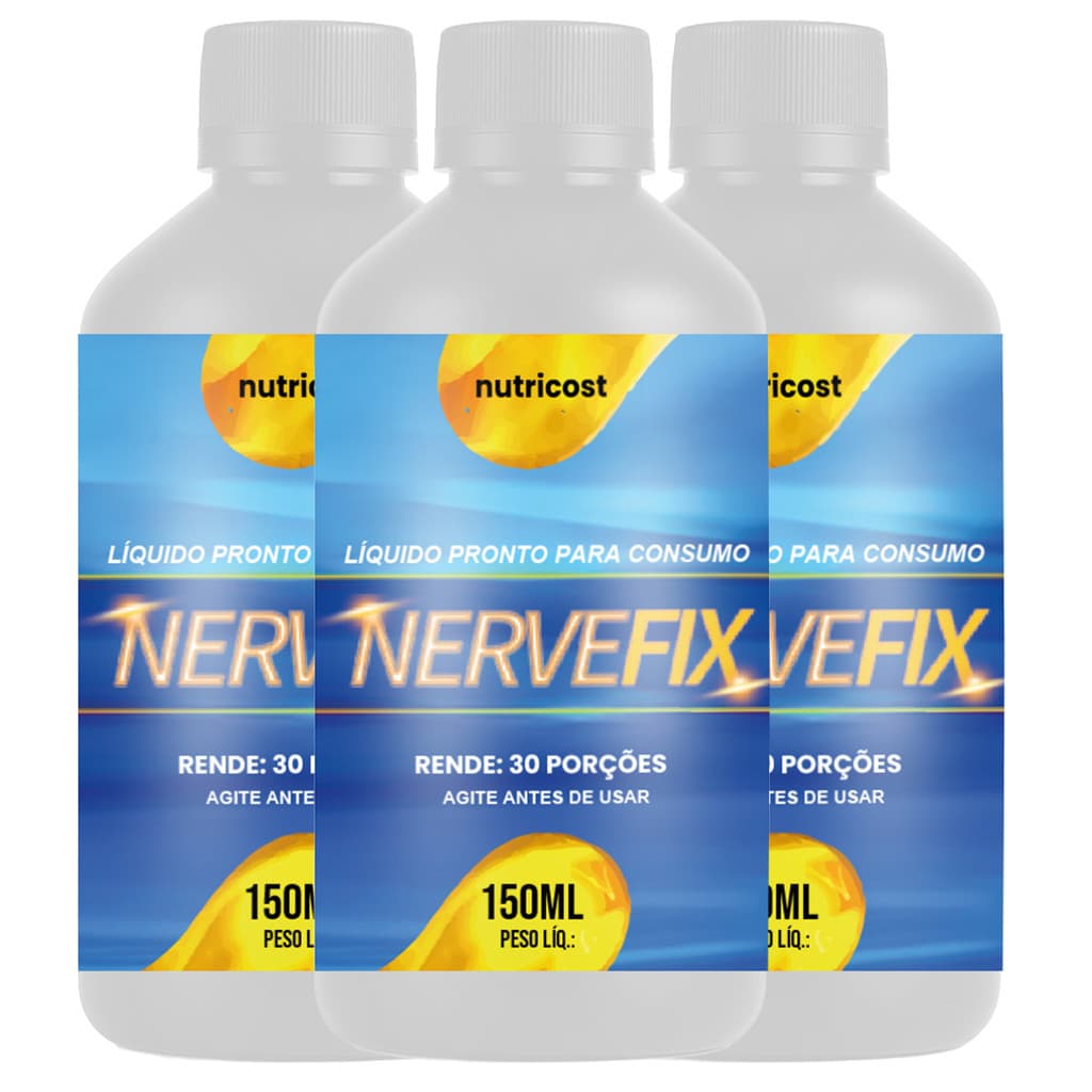 3 1 Nervefix 150ml liquido pronto para consumo efeito mais rapido que as capsulas