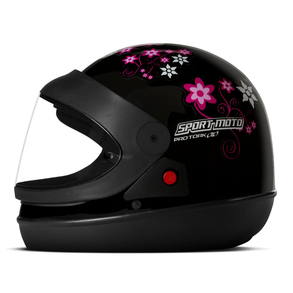 Capacete Fechado Automático Feminino Pro Tork Sport Moto For Girls