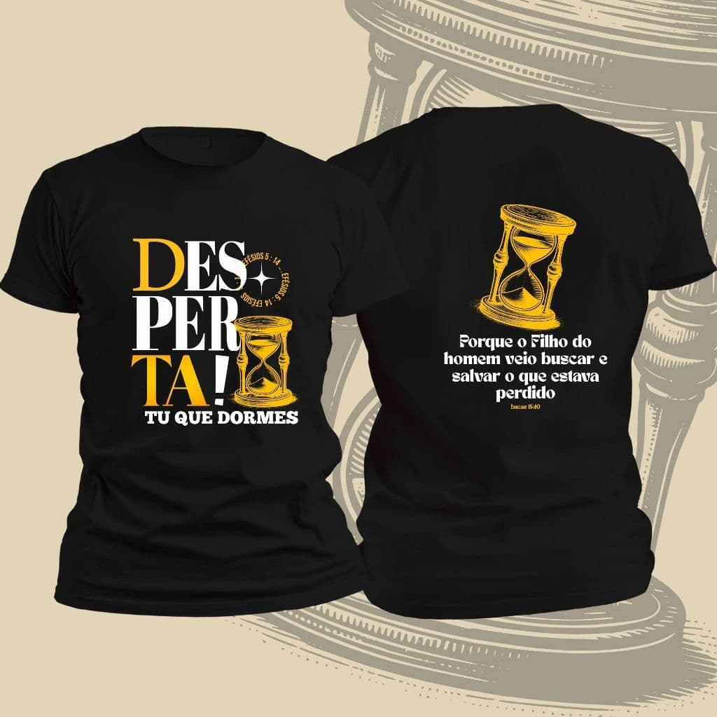 camiseta cristã desperta