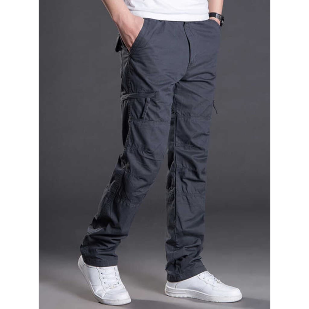 Macacão masculino calças de trabalho gordas calças casuais homens mais gordura plus Size gordo cara calças soltas calças